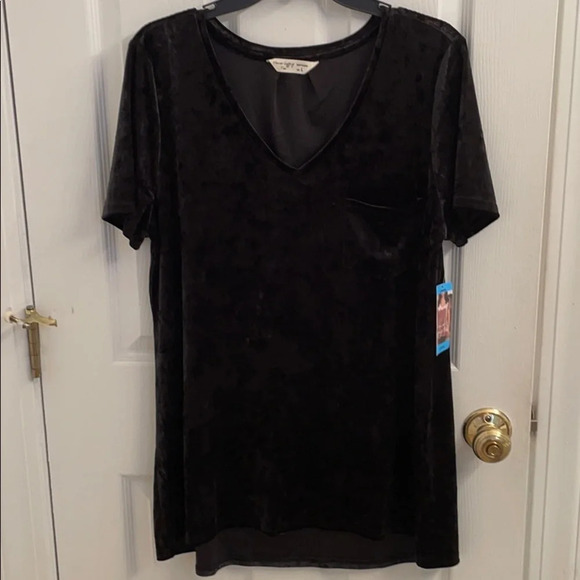 Tops - NWT Velvet V-neck Tee size Large